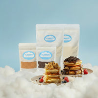 Doppelpack Chocolate + Cinnamon FLUFFY-PANCAKE-BUNDLE (2x Teig + 2x Crumble)